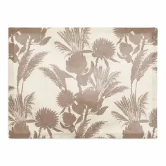 Tones Protea Blooms Cotton Twill Placemat Neutral