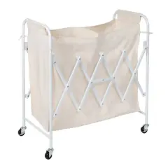 Honey Can Do White Collapsible Accordion Double Sorter