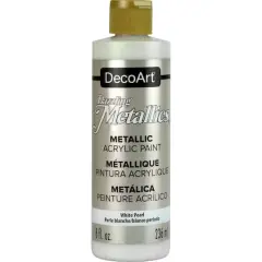 DecoArt&reg; Dazzling Metallics&reg; Acrylic Paint White Pearl