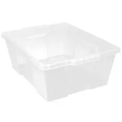 Quantum Storage Systems&reg; 21" x 15.875" x 7.75" Clear Latch Container