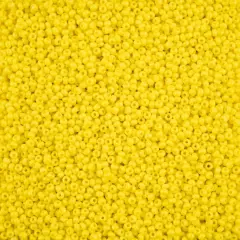 John Bead Terra Intensive 10/0 Czech Glass Seed Beads, 500g Yellow Matte