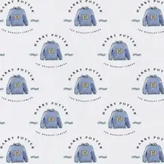Harry Potter Watercolor Sweater Precut Cotton Fabric