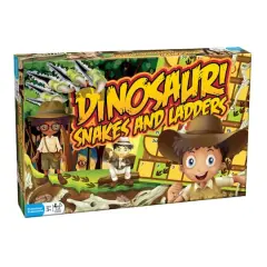 Outset Media&reg; Dinosaur Snakes and Ladders Game