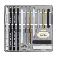 Cretacolor The Diamond Box Metallic Drawing 15 Piece Set