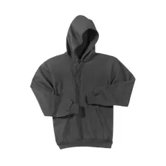 Port & Company&reg; Neutrals Core Fleece Pullover Hooded Sweatshirt Charcoal