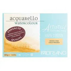 Fabriano&reg; Artistico Traditional White Cold Press Watercolor Block