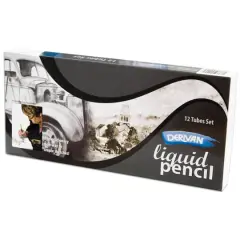 Derivan&reg; 12 Piece Liquid Pencil Set