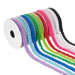 3/8" x 2yd. Primary Colors Ruffle Value Pack Ribbon by Celebrate It&reg;