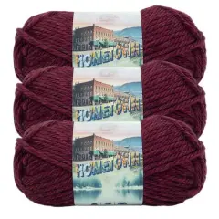 3 Pack Lion Brand&reg; Hometown Variegates Yarn Norfolk Merlot