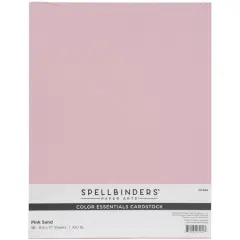 Spellbinders&reg; Color Essentials 8.5" x 11" Cardstock, 10 Sheets Pink Sand
