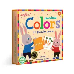 eeBoo Preschool Colors 12 Puzzle Pairs
