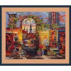 Merejka French Cafe Counted Cross Stitch Kit