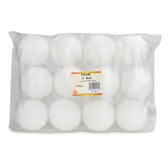 Hygloss&reg; 3" Craft Foam Balls, 12ct.