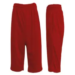 Galaxy by Harvic Men's Moisture Wicking Performance Basic Mesh Shorts Red