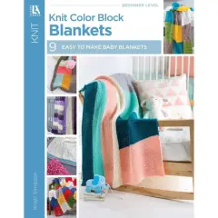 Leisure Arts&reg; Knit Color Block Blankets Book