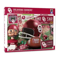 College Team Retro Series 500 Piece Puzzle Oklahoma Sooners