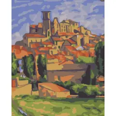 8" x 10" C&eacute;zanne Gardanne Paint-by-Number Kit by Artist's Loft&reg;