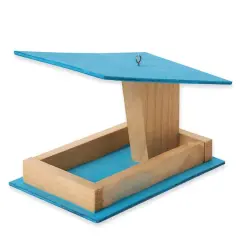 S&S Worldwide&reg; Unfinished Small Wooden Bird Feeder, 12ct.