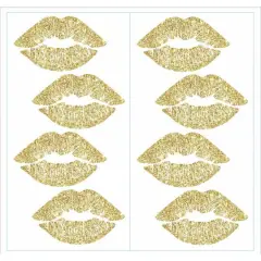 RoomMates Glitter Lip Peel & Stick Wall Decals