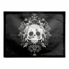 Sugar Skull 18" x 14" Cotton Twill Placemat