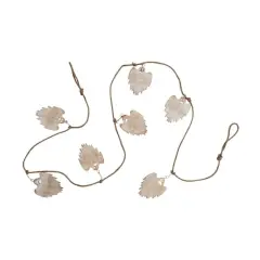 Hello Honey&reg; 6ft. White Wooden Ghost Garland