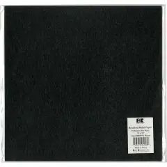 Best Creation Brushed Metal 12" x 12" Paper, 15 Sheets Black