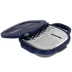 Oster&reg; Bluemarine Navy Flat Grater & Container Set