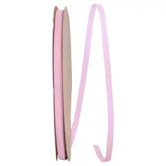 JAM Paper 1/4" Grosgrain Texture Ribbon Light Pink
