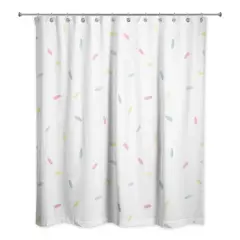 Sprinkle Pattern 71" x 74" Shower Curtain