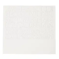 Large White Block Alphabet Stickers by Recollections&trade;