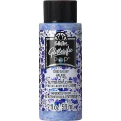 FolkArt&reg; Glitterific Pop&trade; Acrylic Paint, 2oz. Galaxy