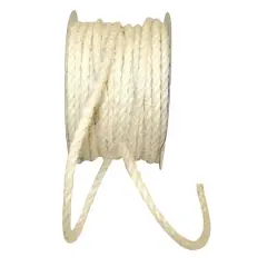 Reliant 1/4" x 25yd. Jute Ribbon Cream