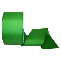 JAM Paper 3" Grosgrain Texture Wired Ribbon Emerald