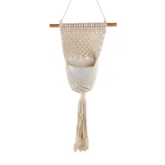 Flora Bunda 33" Macram&eacute; Plant Hanger
