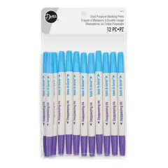 Dritz&reg; Dual Purpose Fabric Marking Pens, 12ct.