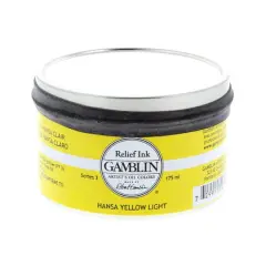 Gamblin Relief Ink, 175mL Hansa Yellow Light