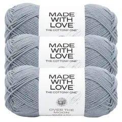 3 Pack Lion Brand&reg; Tom Daley Made with Love&trade; The Cottony One&trade; Yarn Over the Moon