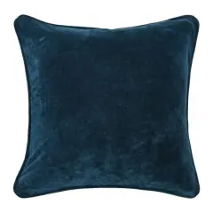 Hello Honey&reg; Dark Blue Velvet Pillow Cover