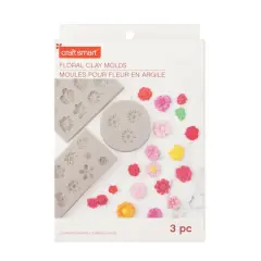 Floral Clay Molds by Craft Smart&reg;