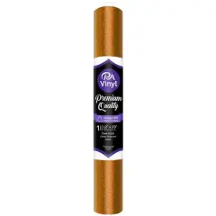 PA Vinyl Glitter Texture Iron On Stretch Vinyl Gold