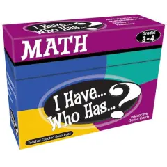 I Have... Who Has...? Math Games, Grades 3-4