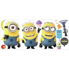RoomMates Despicable Me 2 Minions Peel & Stick Giant Wall Decals