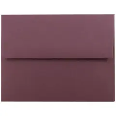 JAM Paper 4.375" x 5.75" Premium Invitation Envelopes, 50ct. Burgundy