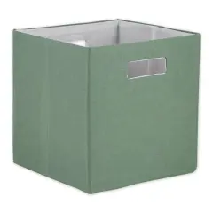 DII&reg; 13" Polyester Solid Storage Cube Artichoke