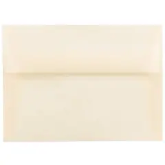 JAM Paper A6 Translucent Vellum Envelopes, 25ct. Spring Ochre