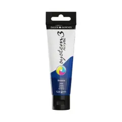 Daler-Rowney&reg; Original System 3 Acrylic Paint, 59mL 123 Ultramarine