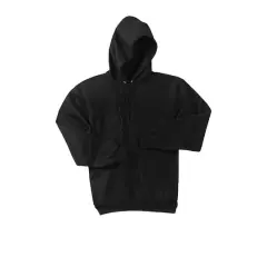 Port & Company&reg; Tall Essential Fleece Pullover Hooded Sweatshirt Jet Black