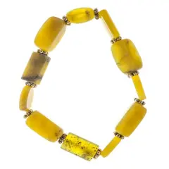 John Bead New Jade No.91 Natural Stone Stretch Bracelet