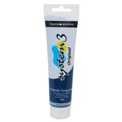 Daler-Rowney&reg; Original System 3 Acrylic, 150mL Pthalo Turquoise