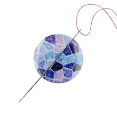Wonderland Crafts Geometric Magnetic Needle Holder